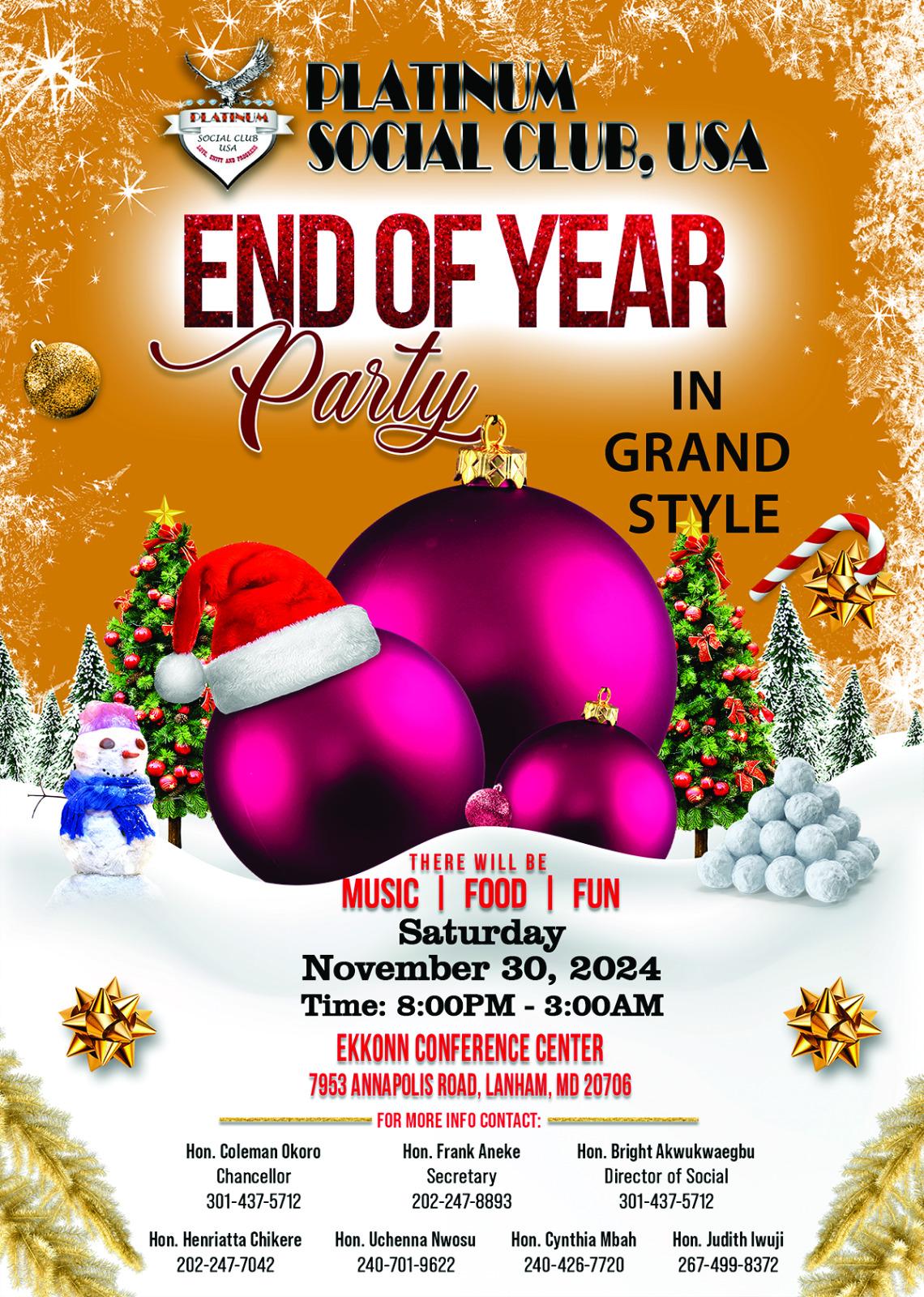 2024 End of the year party at Ekkonn Conference Center