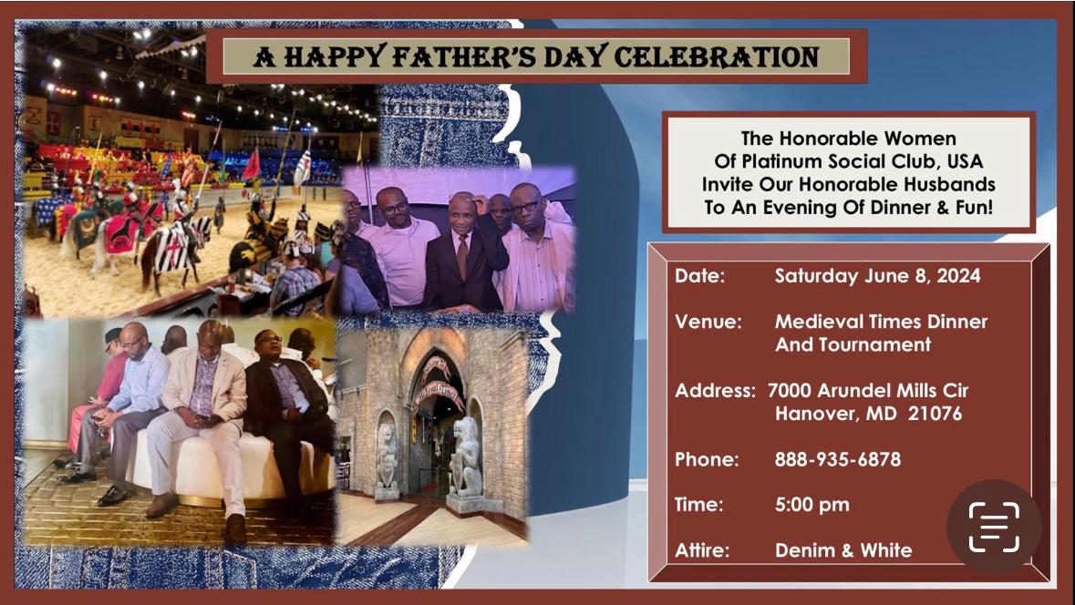 2024 Father's Day Celebration Dinner & Get together